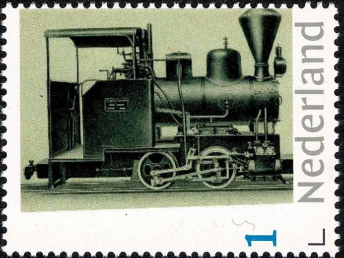 year=2019, Dutch personalised stamp with Dutch loco